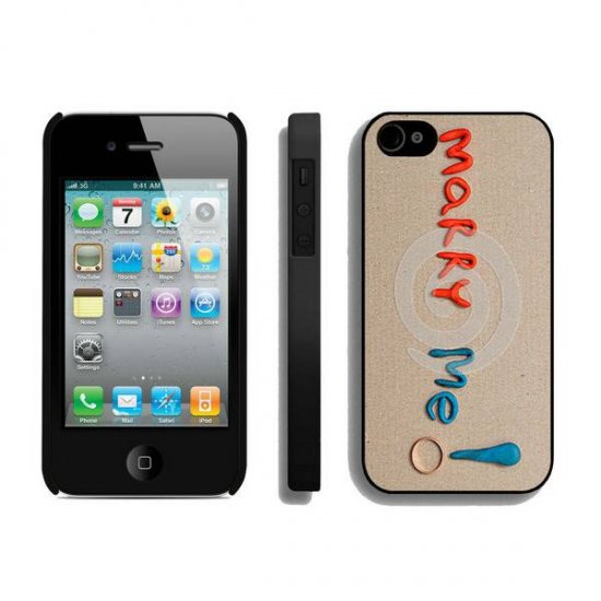 Valentine Marry Me iPhone 4 4S Cases BYG - Click Image to Close